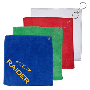 Microfiber Golf Towel with Grommet and Hook